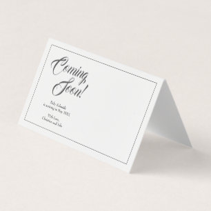 Schwangerschaftsankündigung im klassischen Stil