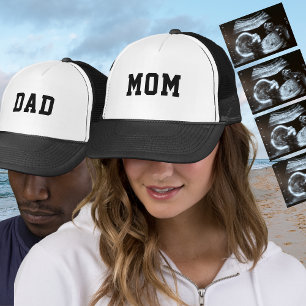 Schwangerschaftsankündigung Kinderoffenlegung Mama Truckerkappe