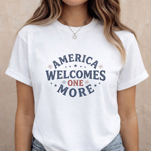 Schwangerschaftsankündigung Mama wird 4. Juli T-Shirt