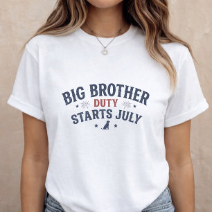 Schwangerschaftsankündigung Mama wird 4. Juli T-Shirt