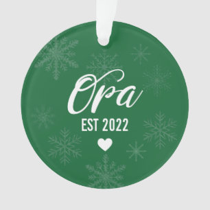 Schwangerschaftsankündigung Ornament, Opa Est. Ornament