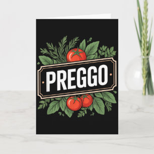 Schwangerschaftsankündigung Prego Pasta Sauce Lust Karte