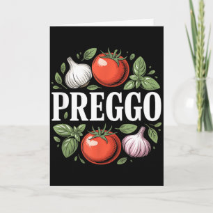 Schwangerschaftsankündigung Prego Pasta Sauce Lust Karte