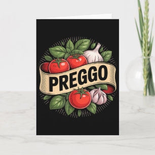 Schwangerschaftsankündigung Prego Pasta Sauce Lust Karte