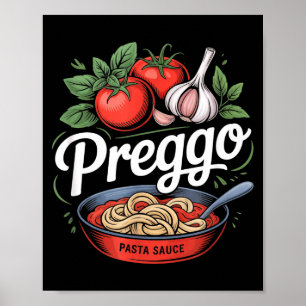 Schwangerschaftsankündigung Prego Pasta Sauce Lust Poster