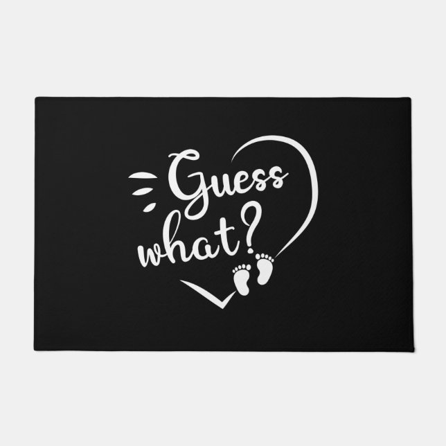 Schwangerschaftsankündigung Ratschläge Was Fußmatte (Vorderseite)