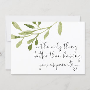 Schwangerschaftsbericht für Eltern Ich bin schwang Karte