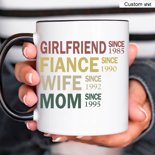 Schwangerschaftsbericht / Junge Mutter Datum und F Tasse (Pregnancy Reveal / New Mom Date & Photo Coffee Mug)