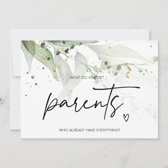 Schwangerschaftserhebung für Eltern Überraschung i Karte (Vorderseite)