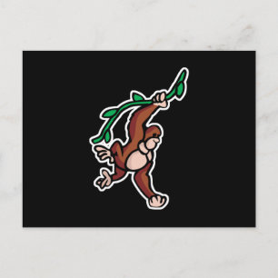 Schwangweinaffen Postkarte