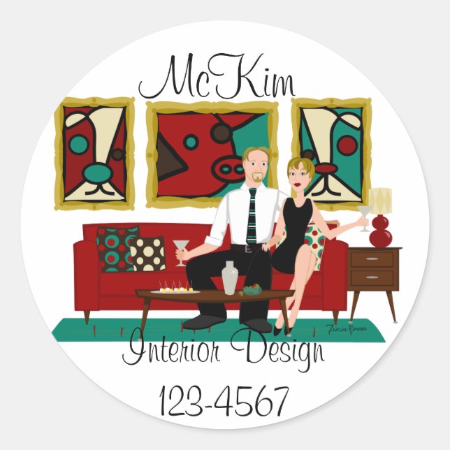 SchwankDigs Runder Aufkleber (Vorderseite)