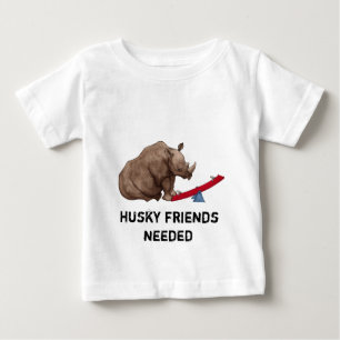 Schwanken-Nashorn Baby T-shirt