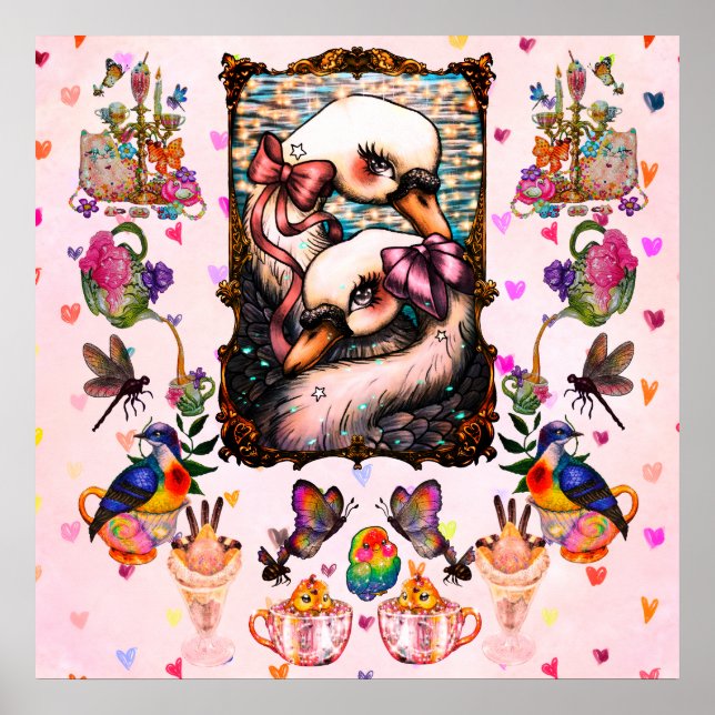 Schwanliebhaber Poster (Vorne)