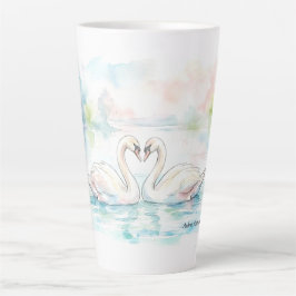 Schwanliebhaber - Valentinstag Milchtasse