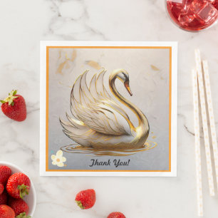 "Schwan's Gentle Sway" Serviette