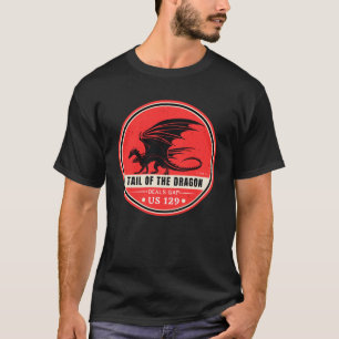 Schwanz der Dragon Deals Gap Motorrad-Reise T-Shirt