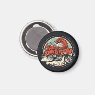 Schwanz des Drachen Deals Gap Motorrad-Rundreise  Magnet