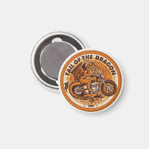Schwanz des Drachen Deals Gap Motorrad-Rundreise Magnet