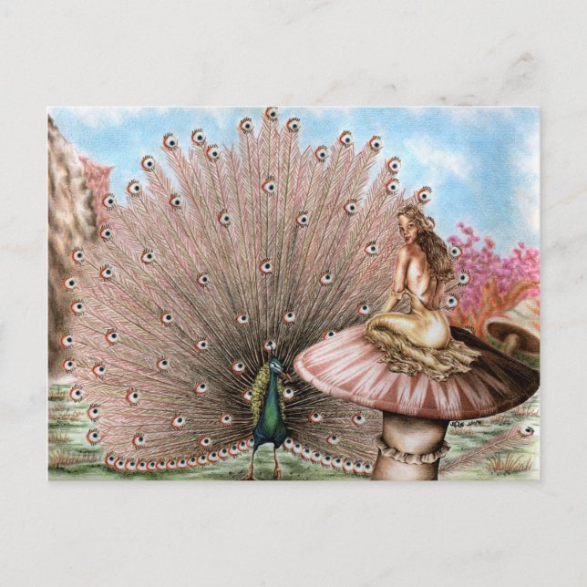 Schwanz drehen postkarte (Vorderseite)