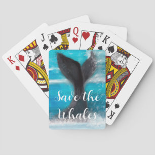 Schwanz eines Whales - die Wale Gerettet Spielkarten