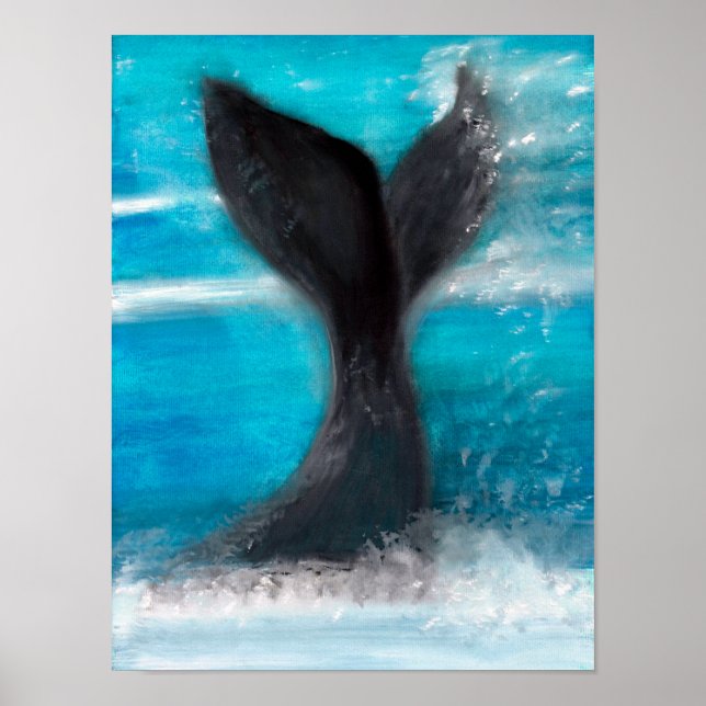 Schwanz eines Whales Poster (Vorne)