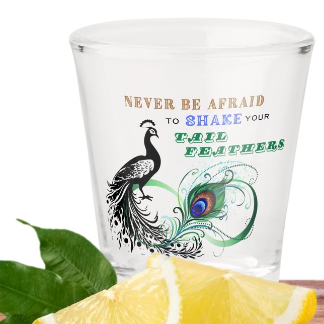Schwanz Feathers Inspiration Shotglas Schnapsglas (Von Creator hochgeladen)