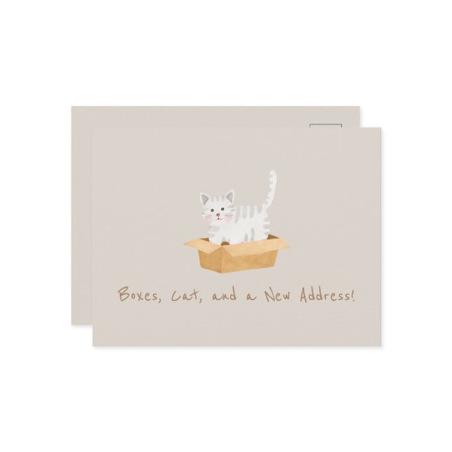 Schwanz-Geschichten einer neuen Zuhause Postkarte (Vorderseite/Rückseite Beispiel)