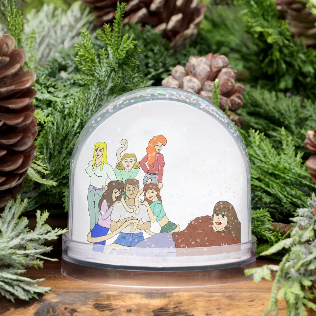 Schwanz harem schneekugeln (Winter)