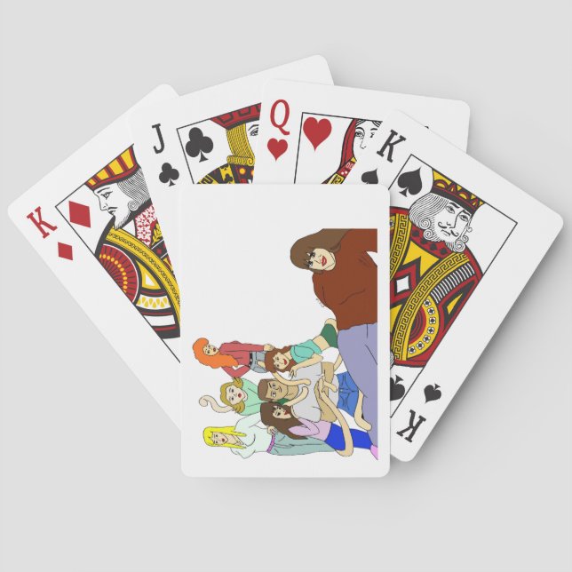 Schwanz-Harem  Spielkarten (Rückseite)