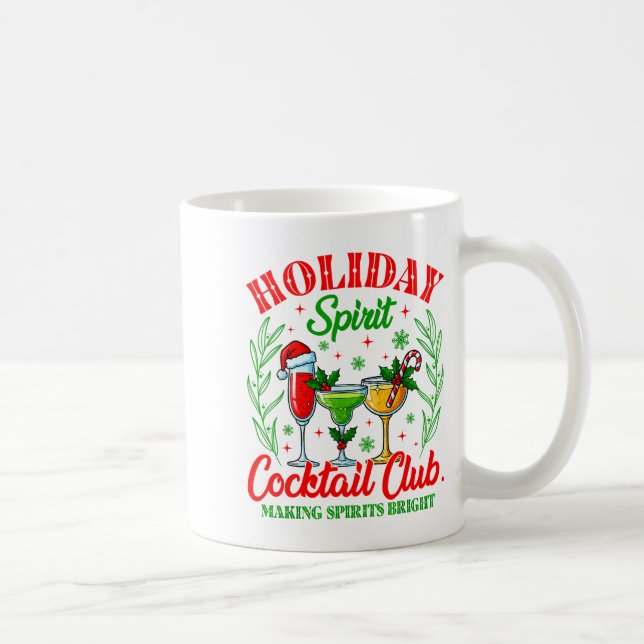 Schwanz Holiday Srit Club Weihnachts-Drink Kaffeetasse (Rechts)