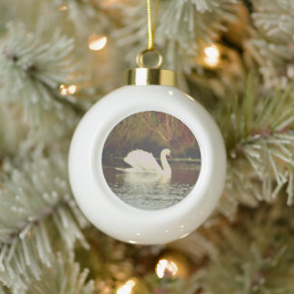 Schwanz Keramik Kugel-Ornament