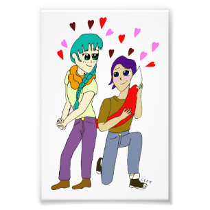 Schwanz Liebe Fotodruck