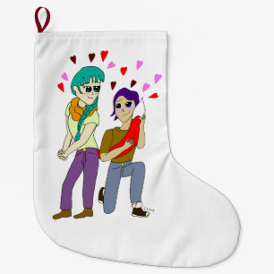 Schwanz Liebe Großer Weihnachtsstrumpf