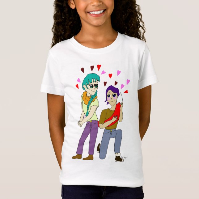 Schwanz Liebe T-Shirt (Vorderseite)