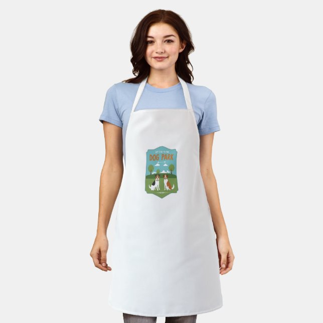 Schwanz-Waging-Stil Schürze (Getragen)