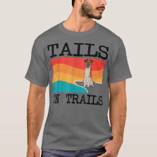 Schwänze auf Trails Smooth Fox Terrier Hund Hundes T-Shirt