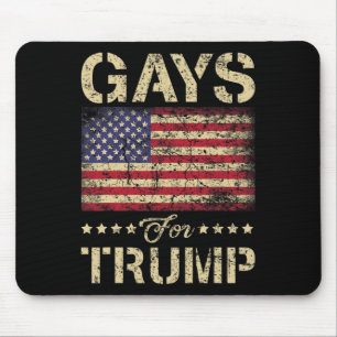 Schwänze für die amerikanische Fahne der Trump-US Mousepad