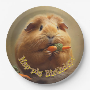 Schwänze Geburtstag! Pappteller
