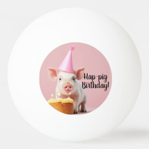 Schwänze Geburtstag! Tischtennisball