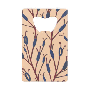 Schwänze gegen Pfirsichhintergrund Geldbeutel Flaschenöffner