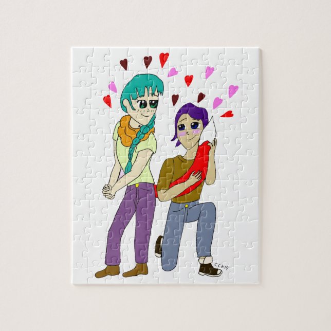 Schwanzliebe Puzzle (Vertikal)