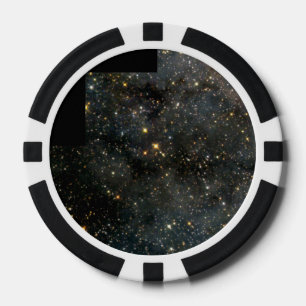 Schwarm der glühenden Sterne im großen Magellan Pokerchips