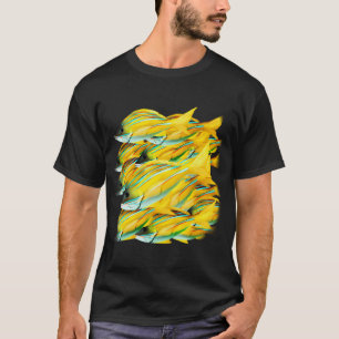 Schwarm von Blauen Streifenschnappern T-Shirt