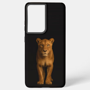 Schwarz 4 Luxe Galaxy S21 Plus, Noble Lioness Samsung Galaxy Hülle