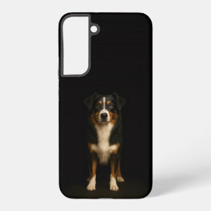 Schwarz 4 Luxe Galaxy S22 Plus, Aussie Shepherd Samsung Galaxy Hülle