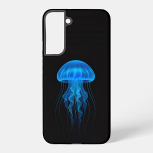 Schwarz 4 Luxe Galaxy S22 Plus, Blaue Qualle Samsung Galaxy Hülle