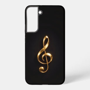 Schwarz 4 Luxe Galaxy S22 Plus, Golden Violinschlü Samsung Galaxy Hülle