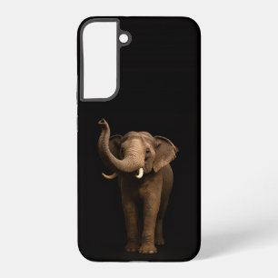 Schwarz 4 Luxe Galaxy S22 Plus, Mächtiger Elefant Samsung Galaxy Hülle