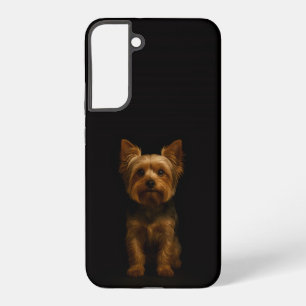 Schwarz 4 Luxe Galaxy S22 Plus, Yorkshire Terrier Samsung Galaxy Hülle