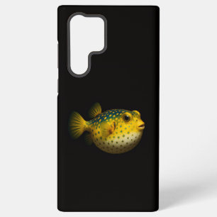 Schwarz 4 Luxe Galaxy S22 Ultra, Kugelfisch Samsung Galaxy Hülle